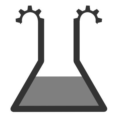 Download free grey science water liquid icon